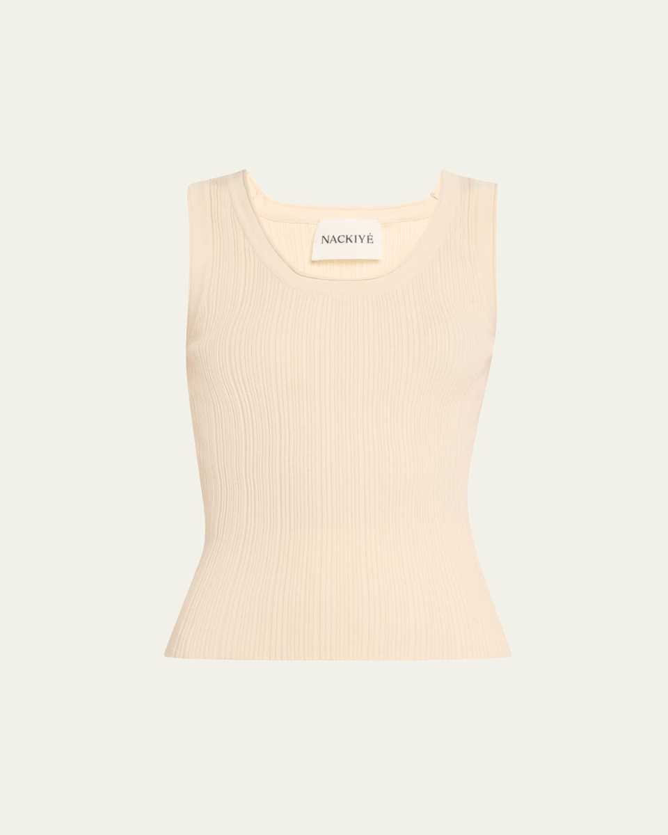 Fine Ribbed Tank Top